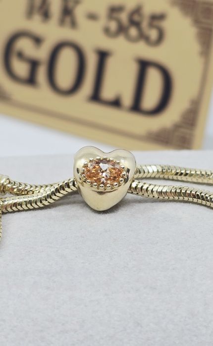 Złoty charms próba 585 14k