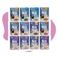 Brit Premium Cat Fillets in jelly / gravy Mix smaków 10x85g Saszetki