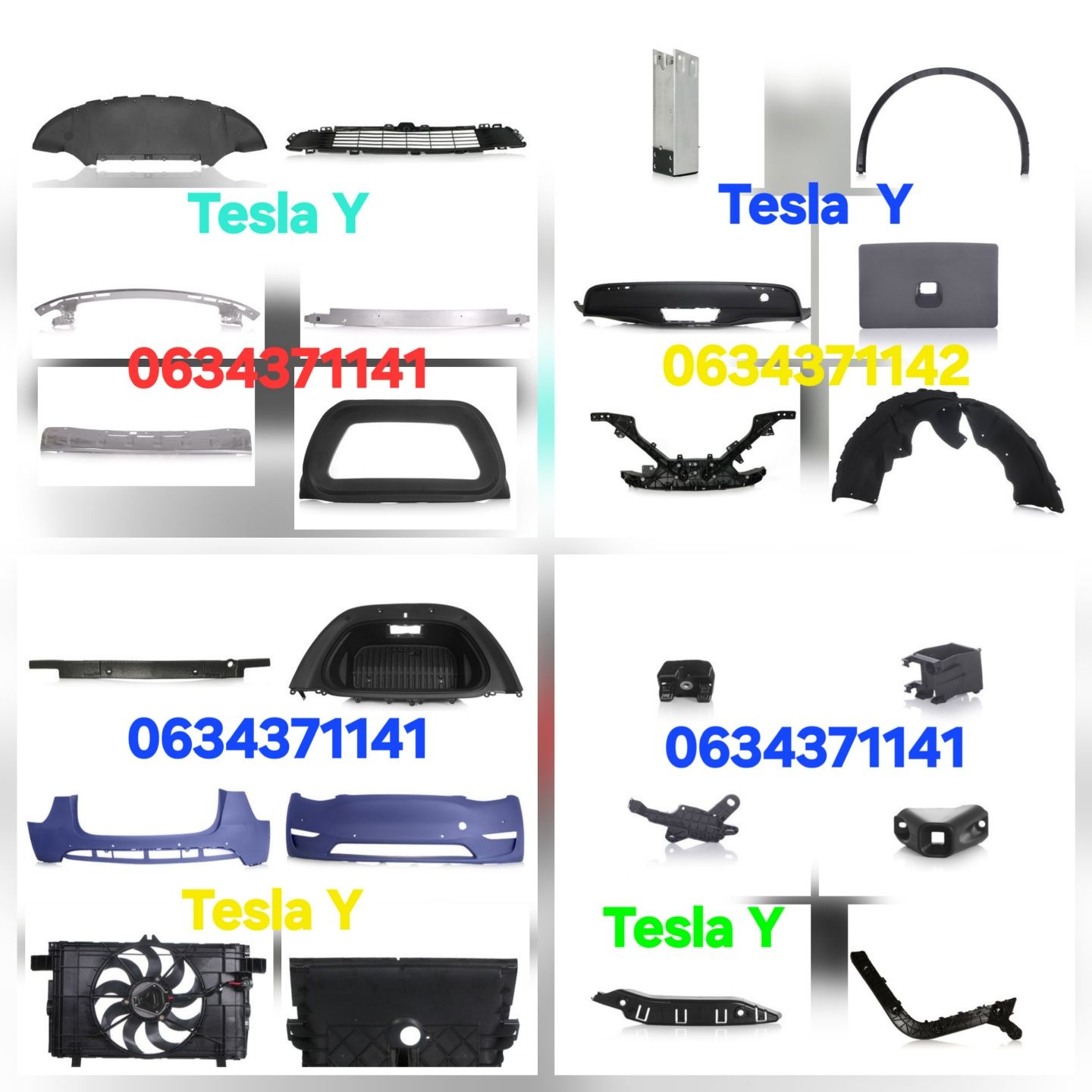 Бампер передній Tesla Model Y 1493736S0A фара   1493736S0C