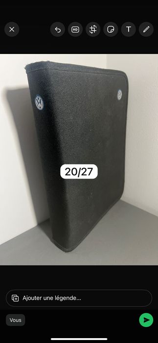 Volkwagen saczetka na dokumenty