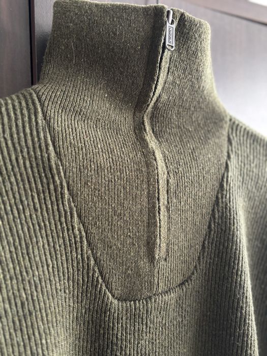 Camisola XL de malha grossa em verde