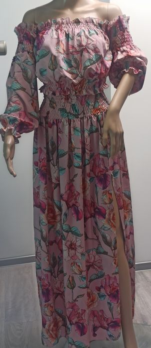 Excellence komplet bluzka hiszpanka I długa spódnica Uniwersalny Nowy