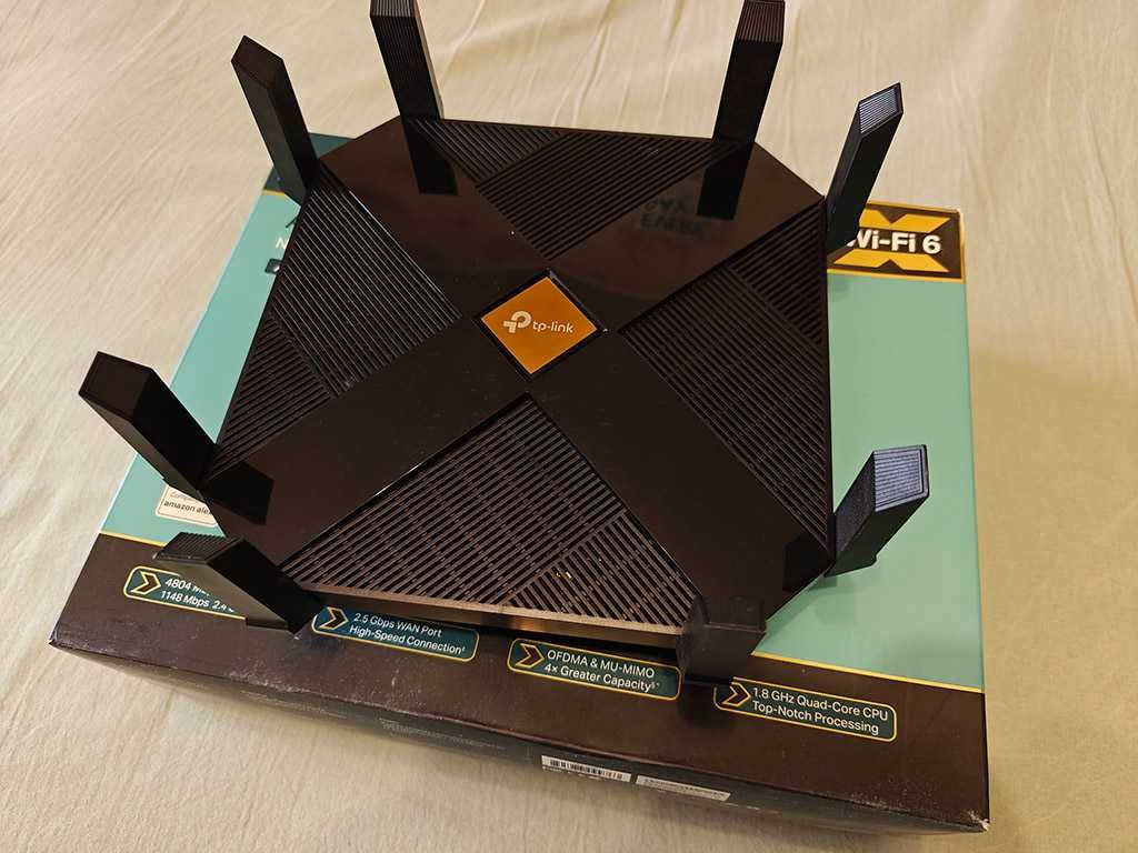 TP Link Archer AX6000 WAN 2,5Гбт Lan 8x1Гбт роутер
