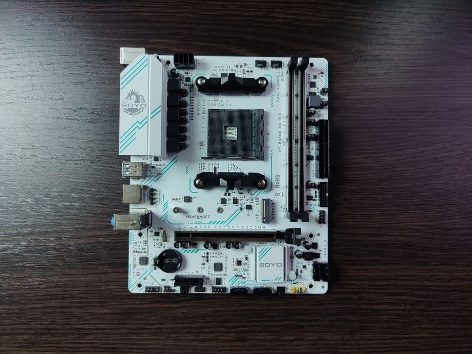Материнская плата Soyo b450m новая