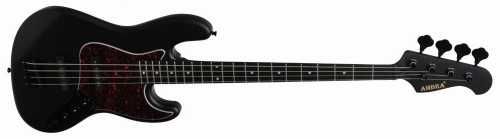 Ambra JB2 SBK gitara basowa 4-strunowa typu Jazz Bass JB-2 satin black