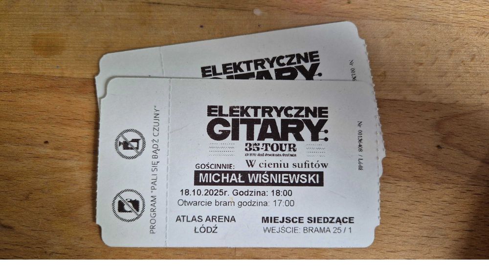 Bilety na Elektryczne Gitary "W cieniu sufitów" Atlas arena