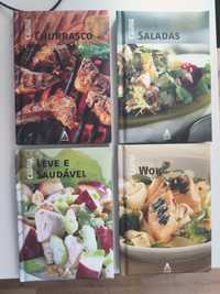 4 livros com receitas culinárias