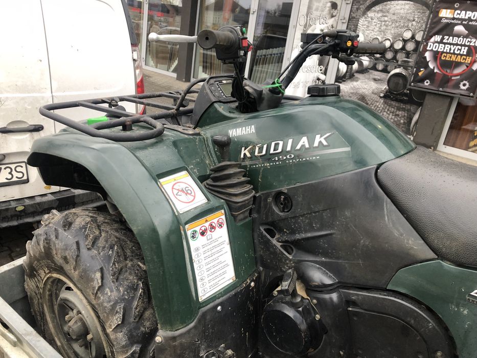 Wahacz dyfer amortyzator zwrotnica piasta wałek grizzly 450 kodiak 400