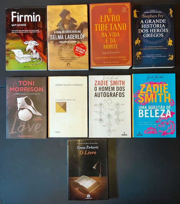 34 livros como novos, variados autores. Apenas 175,00€!