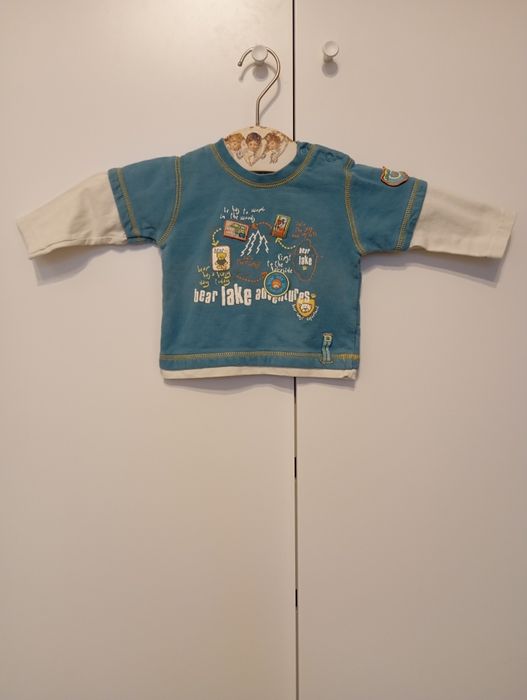 Bluzka niemowlęca dla chłopca, rozmiar 68 cm.