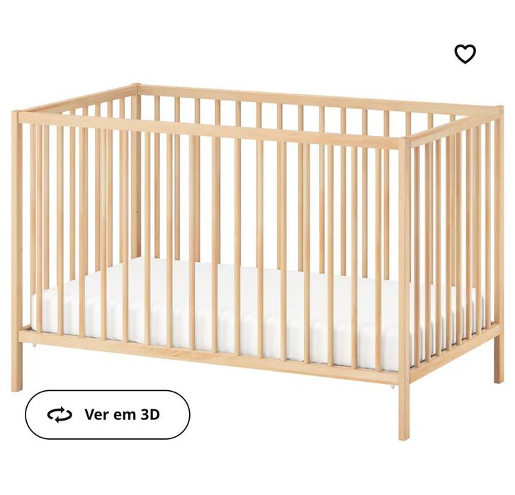 Berço Ruca, Cama grades, berços,  muda fraldas