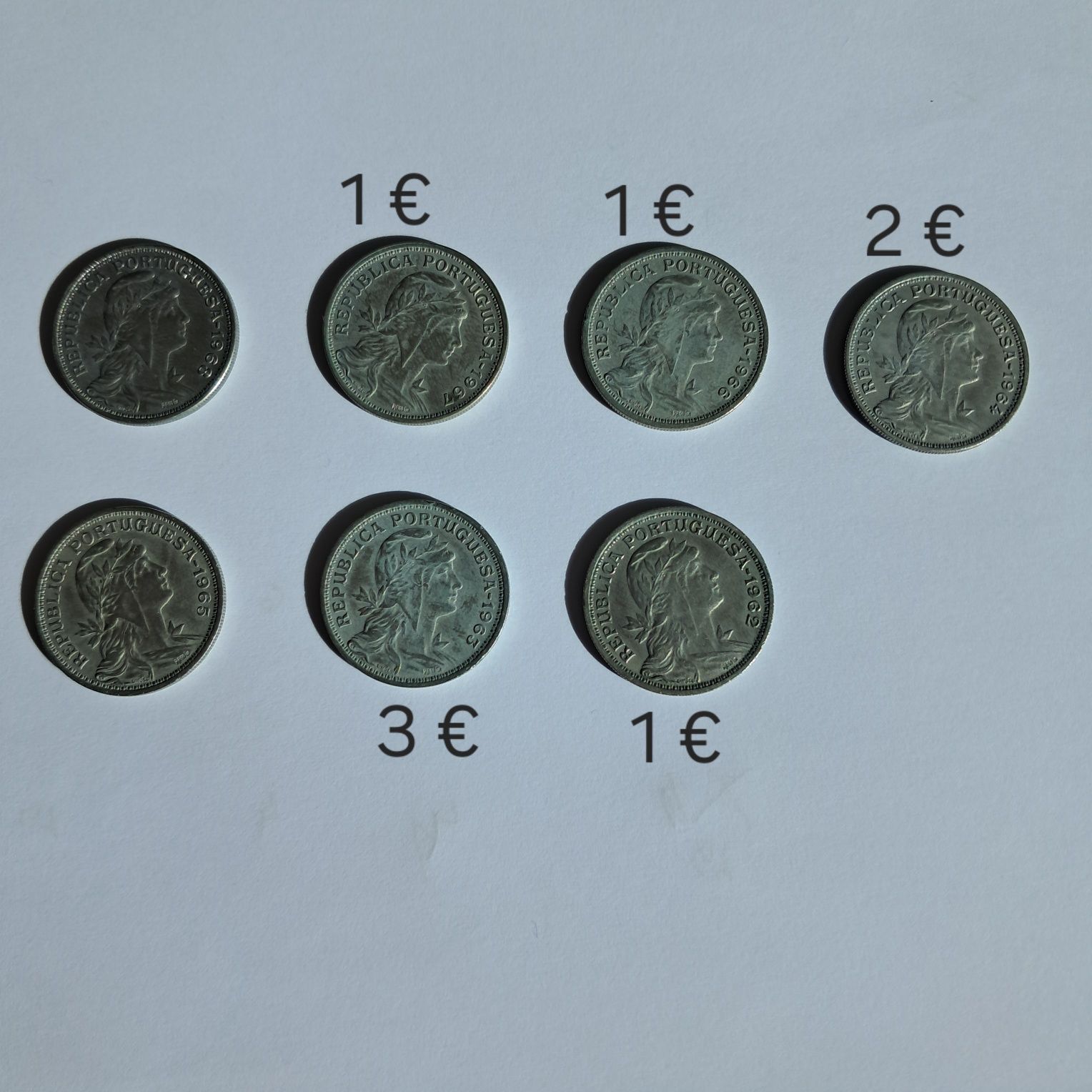 Moedas de 50 centavos