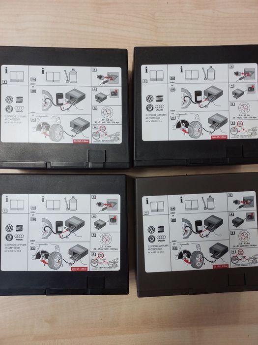 Докатка Audi Q5 (80A) (Домкрат ключ інструмент, Компрессор