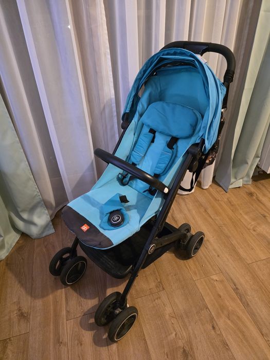 Wózek GB Qbit+ Plus All-Terrain spacerówka do 22 kg Laguna Blue