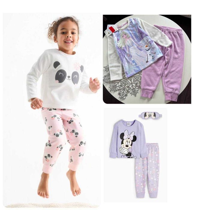 Теплі піжами C&A на 2-3 р. (92-98см) піжама флісова