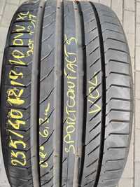 1x Continental Sportcontact 5 VOL 255/40R19 100W 1 sztuka letnia