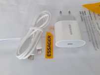 Адаптер зарядки + кабель type c - lightning 20 w
