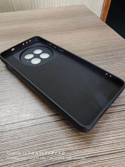 Чехол для oneplus 13 чёрный матовый жидкий силикон