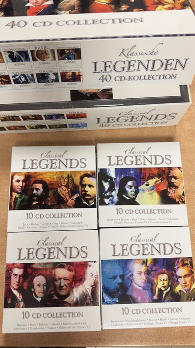 Бетховен 40, БАХ 155 шт і колекція легенди класиків 40 шт