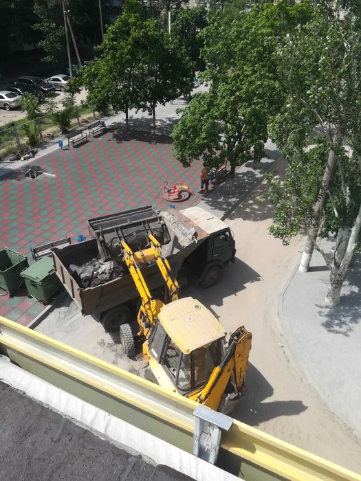 Услуги Экскаватор +Камаз Демонтаж Фундамент планировка Вывоз мусора