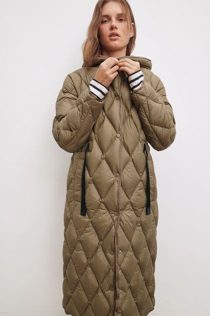 Пальто пуховик zara