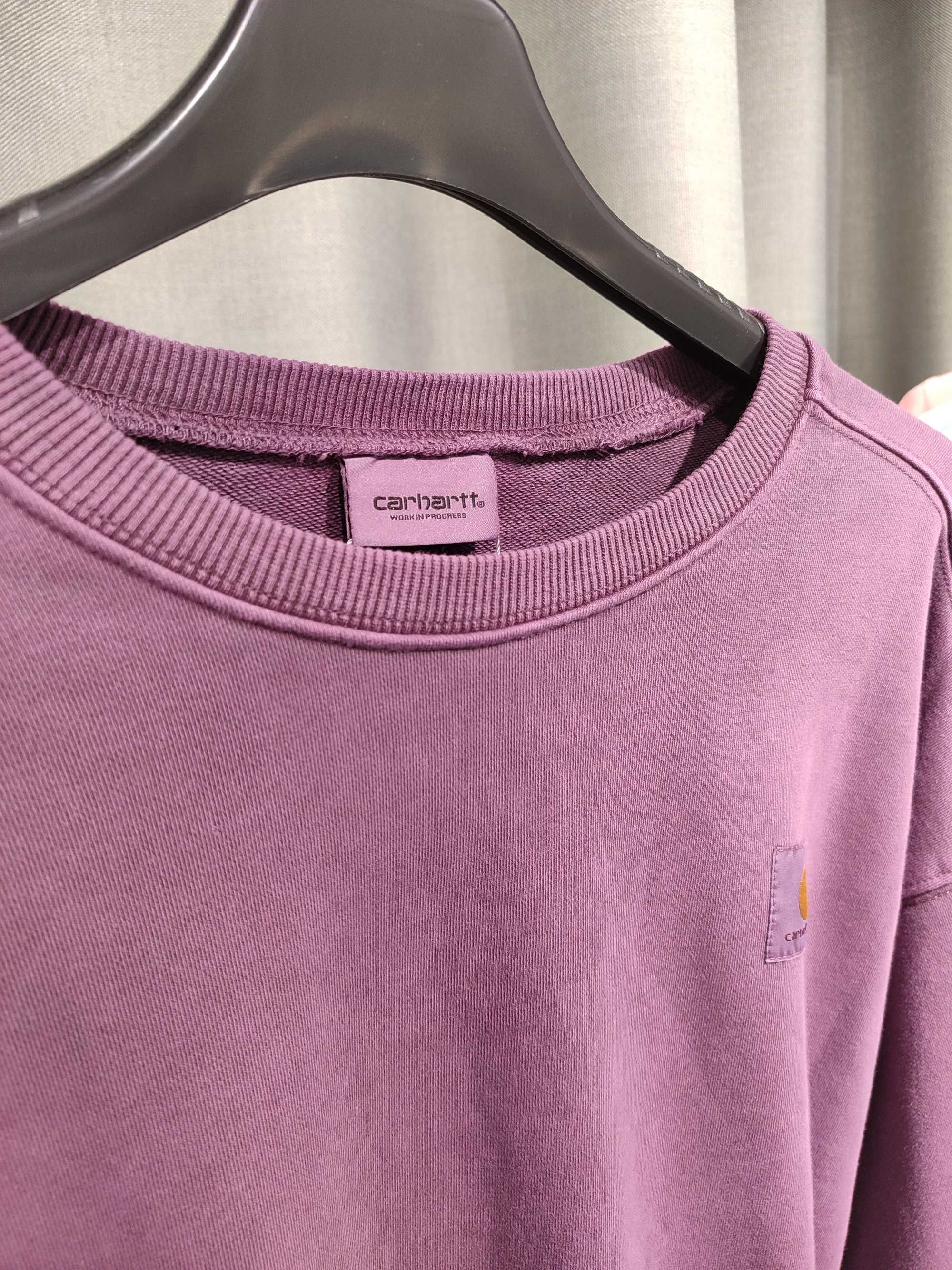 Світшот CARHARTT WIP sweat vista washed dark plum