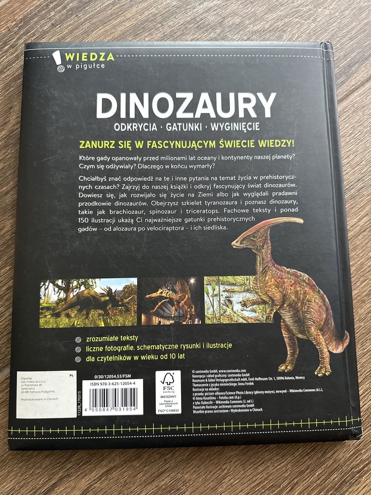 Dinozaury Gatunki Wyginięciw książka