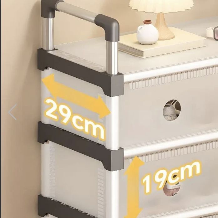 Підлогова тумба 4-рівнева полиця для взуття 100х62х29 с