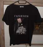 czarny T-SHIRT cyrkonie_perełki r. S/M _QUMRU_