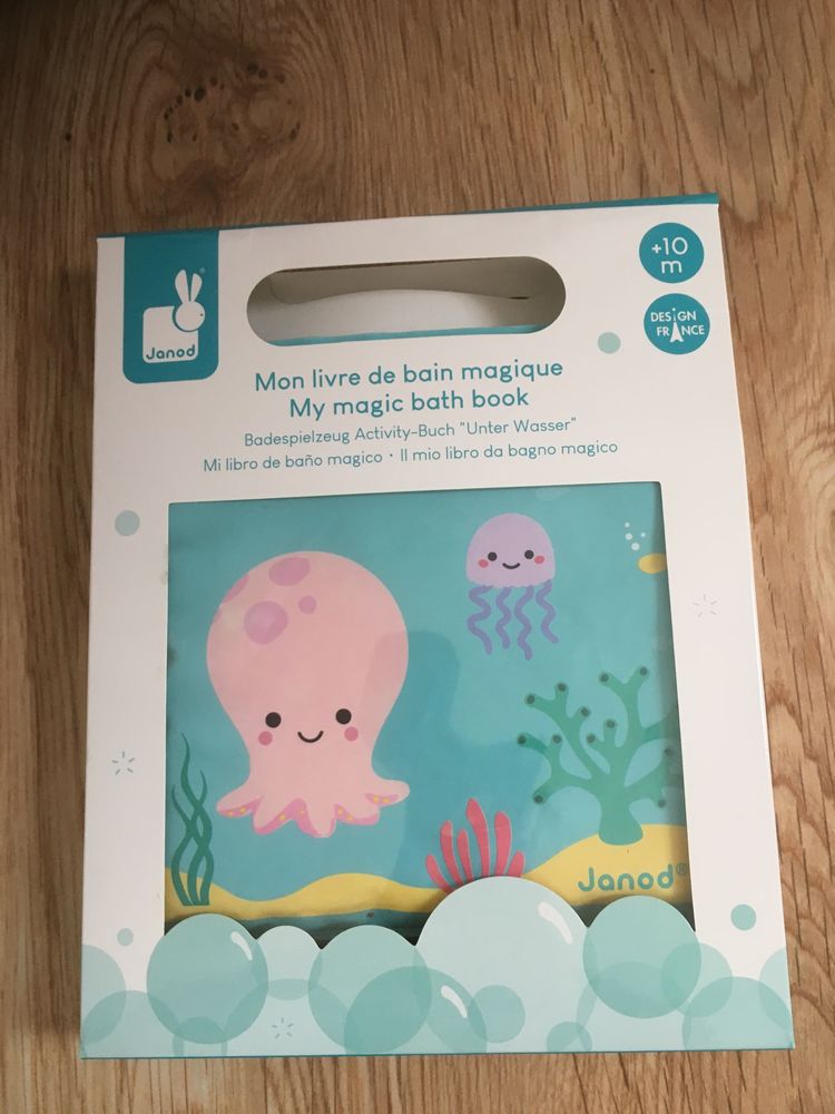 Okazja Janod magiczna książeczka do kąpieli dla dziecka