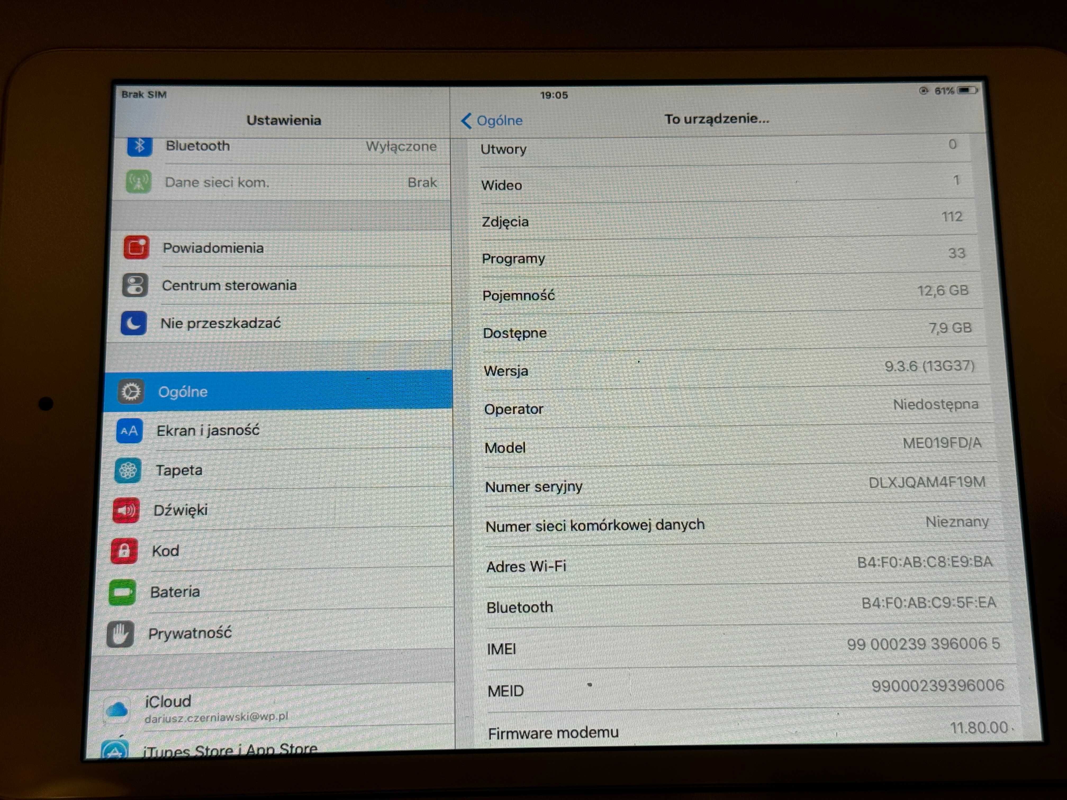 Tablet Apple Ipad mini Wifi LTE