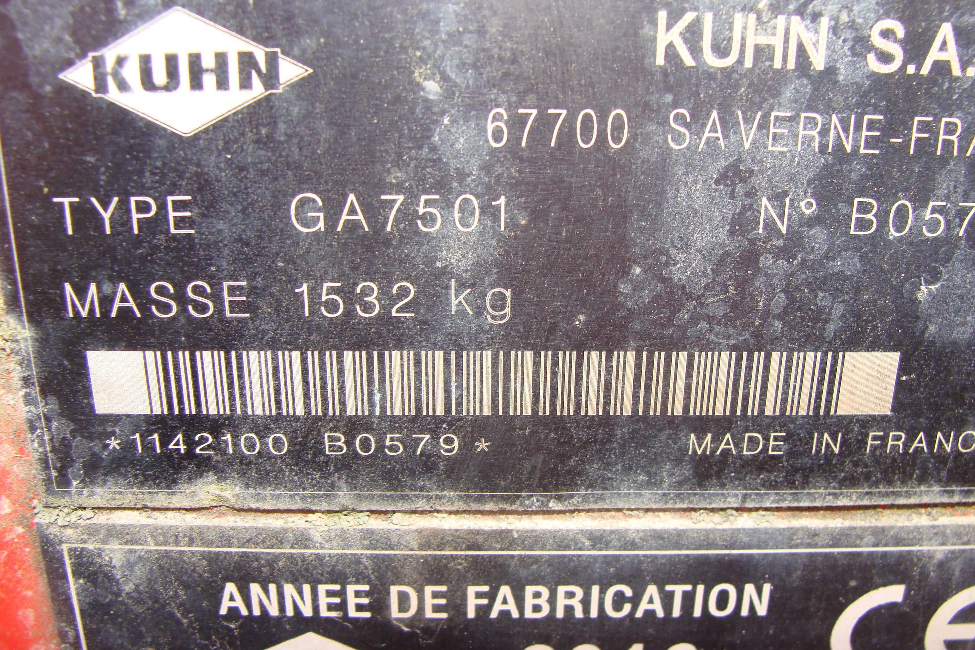 Zgrabiarka Kuhn GA 7501
