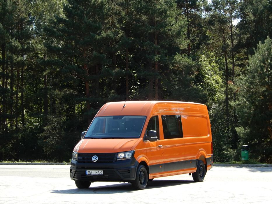 Volkswagen Crafter 4Motion 4X4 2.0 TDI 177 KM Automat 8-Mio Biegowy MIXTO Doka Brygadowy Dubel 6-Cio Osobowy+952 Kg Ładowność HAK 3000 Kg Blaszak Furgon L4H2 Rozstaw Osi 4490 mm GWARANCJA FABRYCZNA Stan Auta Jak NOWY OKAZJA  100 % Bezwypadkowy ! Lakier Or