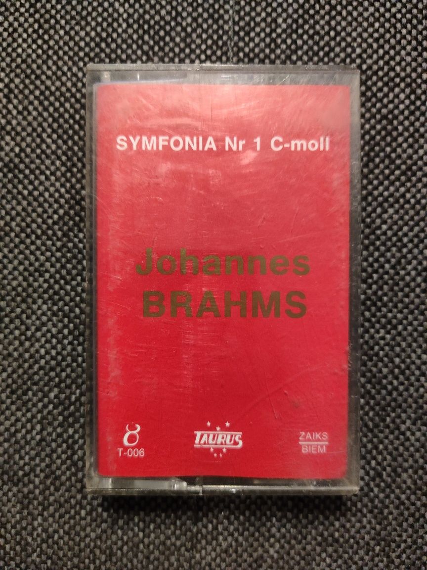 Kaseta magnetofonowa Johannes Brahms Symfonia Nr 1 C-moll
