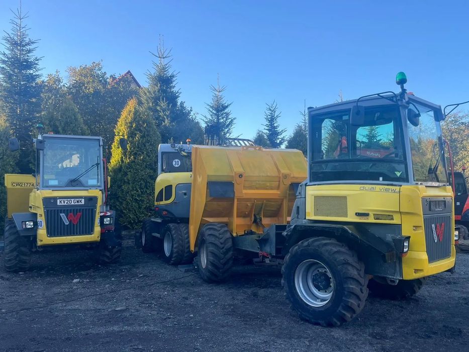 Wacker Neuson DV100 DV90 DUALL VIEW, 1937mtg, BEZ DPF  wozidła budowlane 2SZTUKI! 10t 9t 10ton 9ton kamera dwa kierunki jazdy