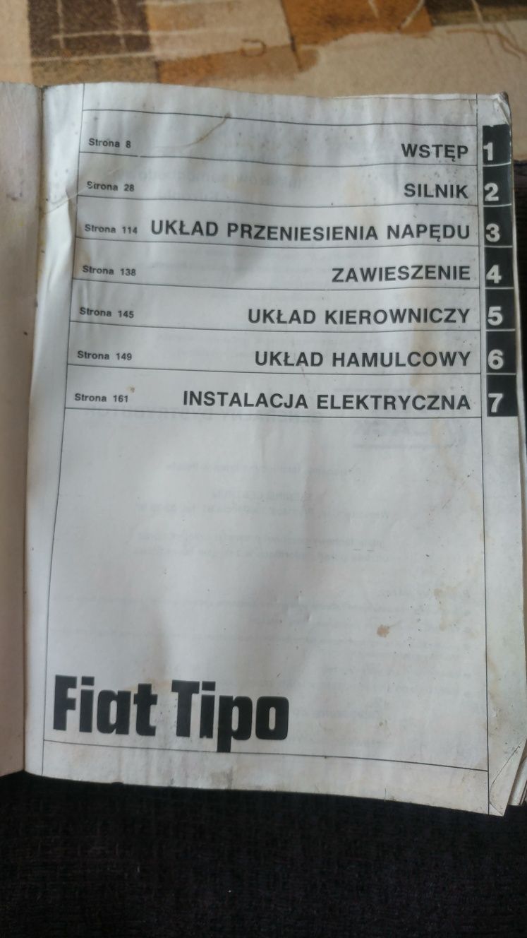 Poradnik obsługa i naprawa fiat tipo