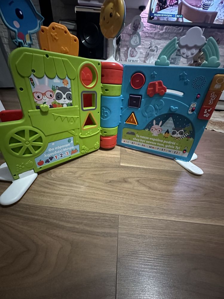 Edukacyjna Gigaksiążka Fisher Price wiek 6msc