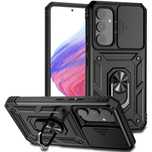 etui pancerne Camshield Slide Ring + szkło hartowane do Samsung A54 5G