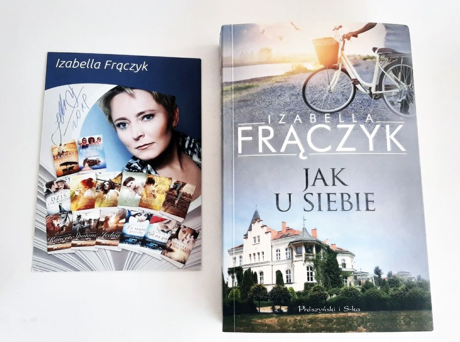 nowa książka z podpisem "Jak u siebie" Izabella Frączyk