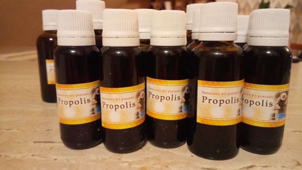 Propolis, krople propolisowe, pszczoły, pasieka