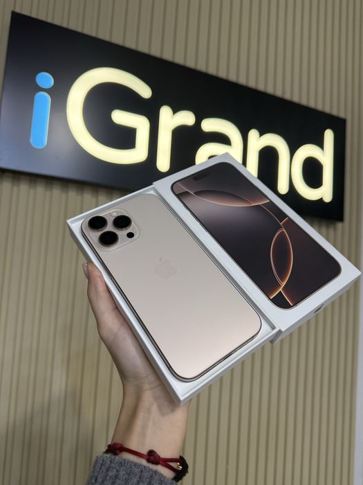 Б/у IPHONE 16Pro Max 512 Desert Titanium Neverlock Костюшка,5 igrand
