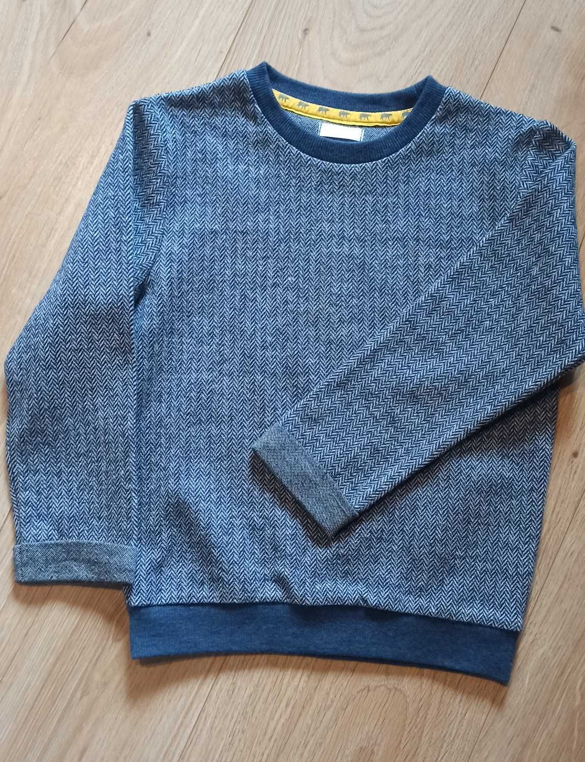 Sweterek jodełka, rozmiar 116