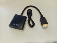 HDMI на VGA переходник конвертер для монітора Т2 android приставки