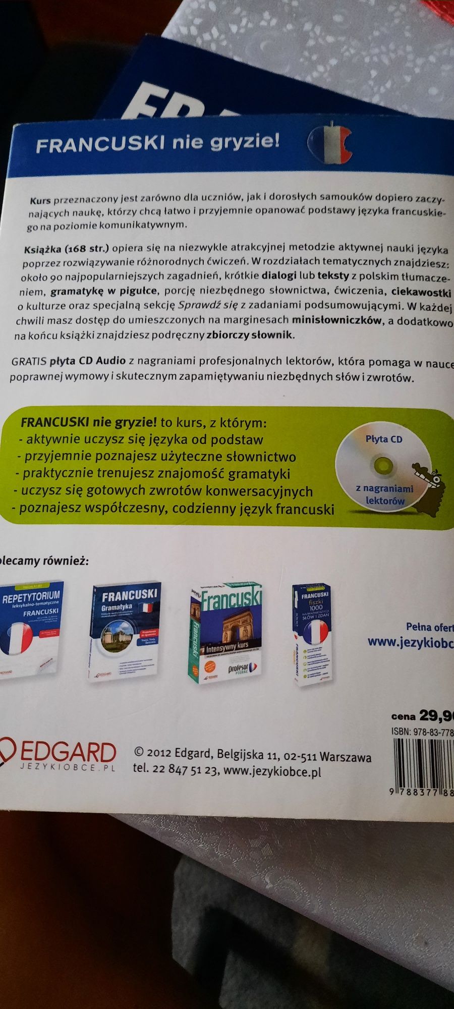 Francuski nie gryzie. Książka ćwiczenia do nauki francuskiego od podst