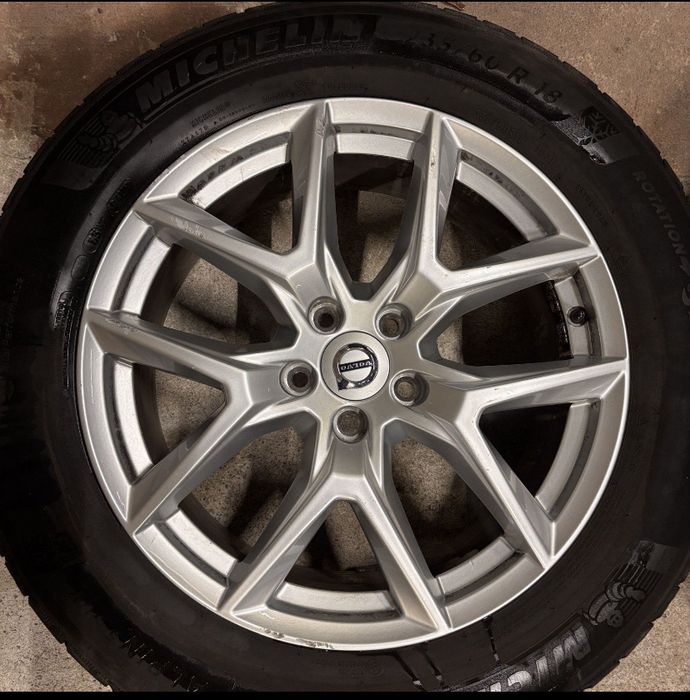 KOŁA 18 felgi Volvo XC 60 5x108 opony zimowe Michelin 4x 235/60R18
