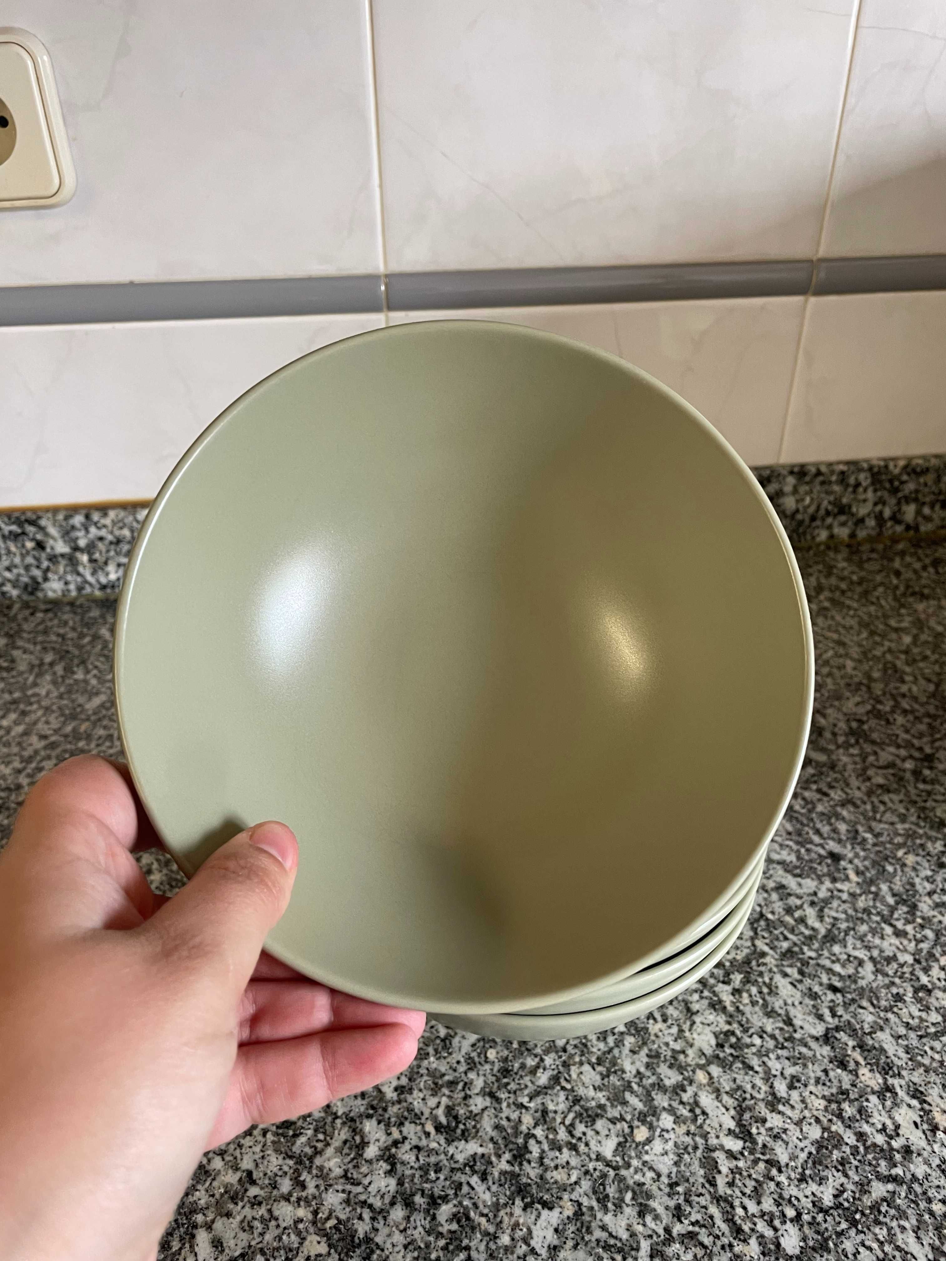 6 Tigelas Ikea FÄrgklar mate verde 16 cm