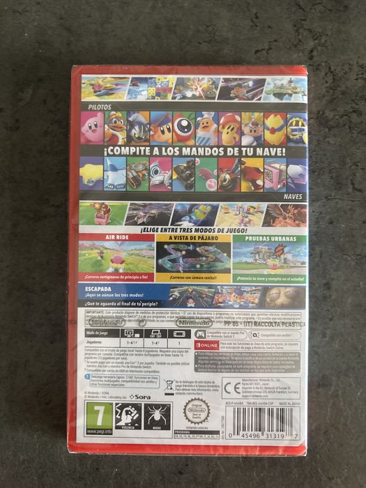 Jogo nintendo switch kirby air riders