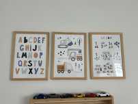 Plakaty ramki drewniane nowe