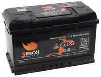Akumulator Jenox AGM START-STOP 12V 80ah 800a P+ Radom WYSYŁKA FREE