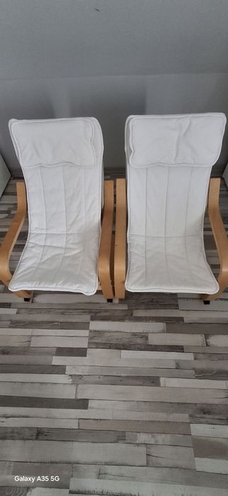 Dwa fotele dzieciece Poang